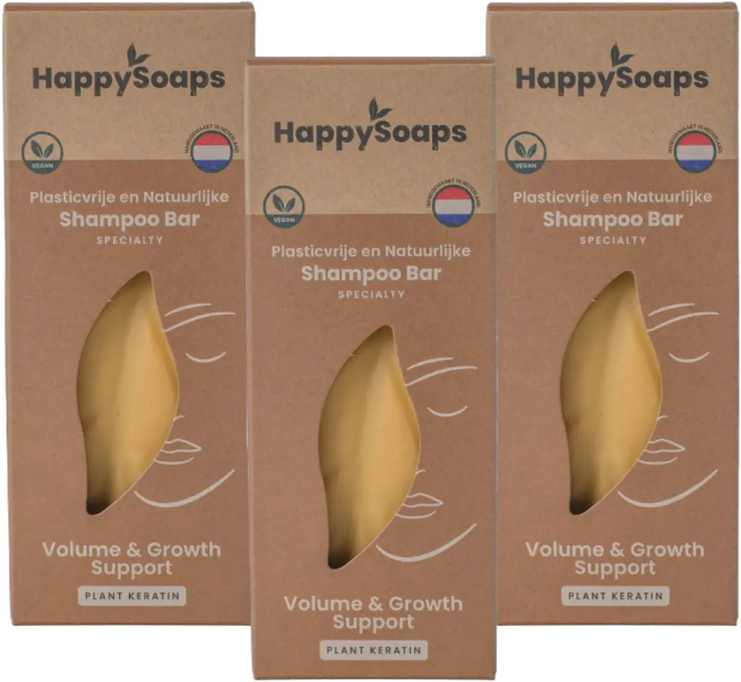 HappySoaps Shampoo Bar Growth & Volume