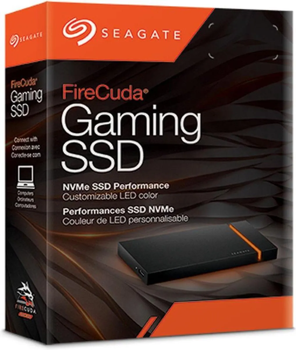 Seagate FireCuda STJP500400 Externe SSD 500GB - Zwart - afbeelding 6 van 6