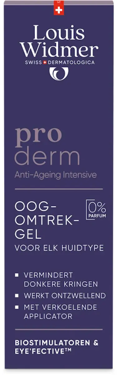 Louis Widmer Proderm Parfumvrije Oogcrème 15ml