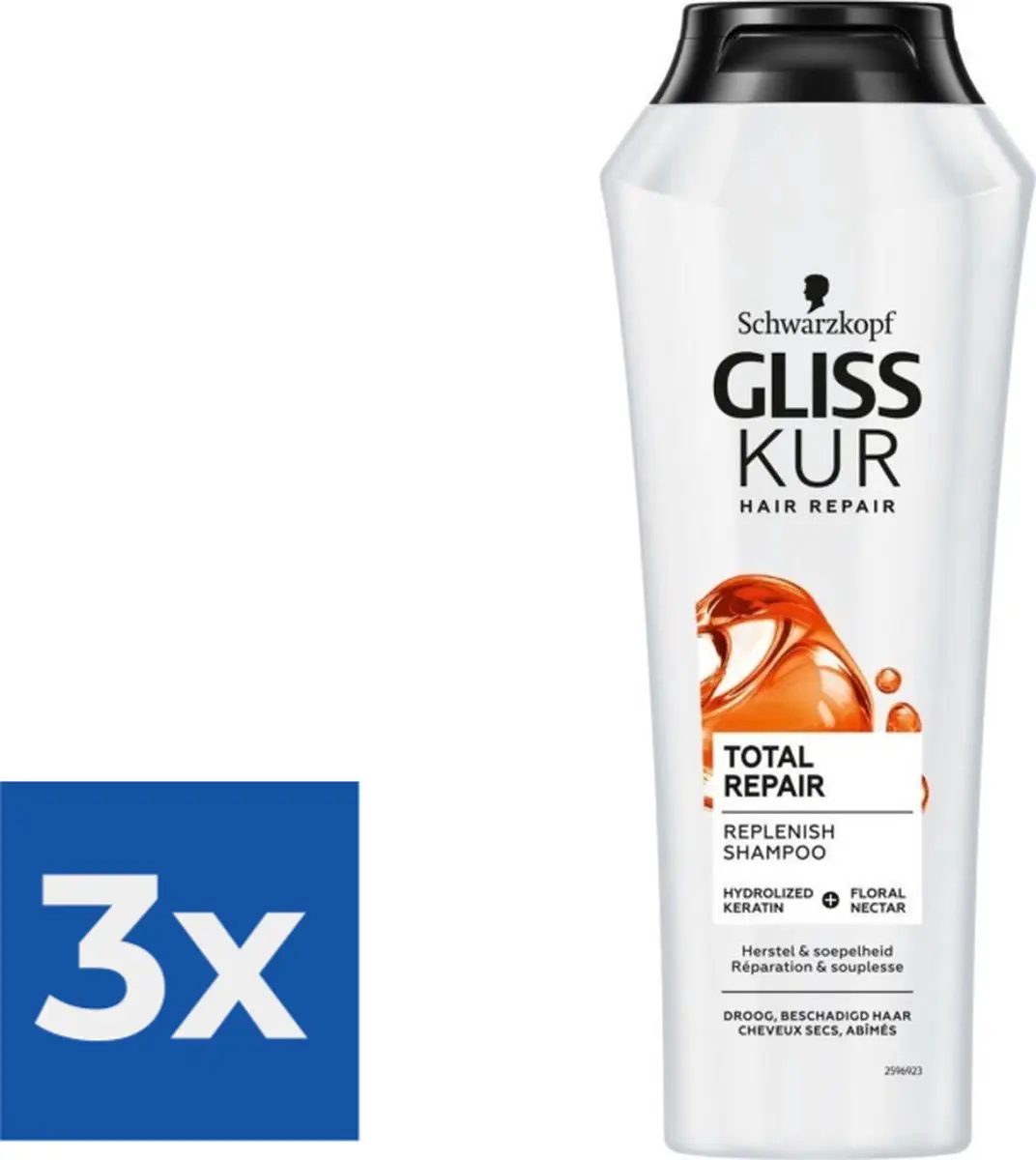 Gliss Kur Total Repair Shampoo 250ml