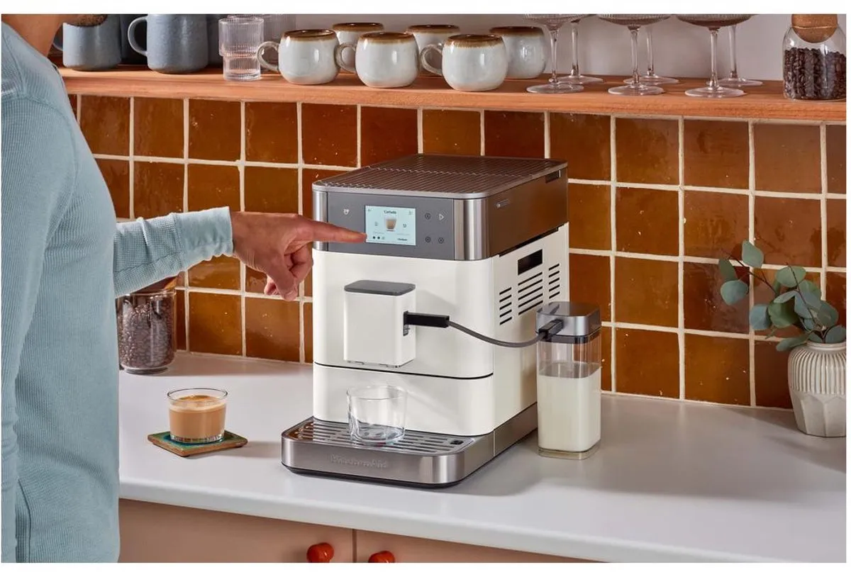 KitchenAid KF7 Espressomachine 20 Programma's - Porcelain White - afbeelding 6 van 6