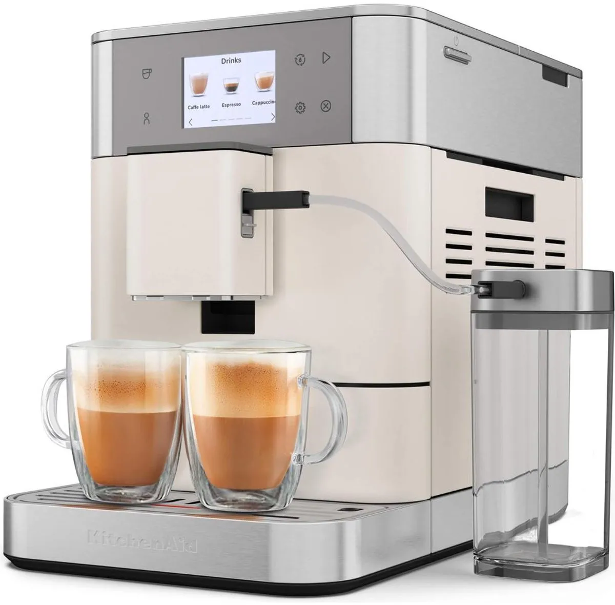 KitchenAid KF7 Espressomachine 20 Programma's - Porcelain White