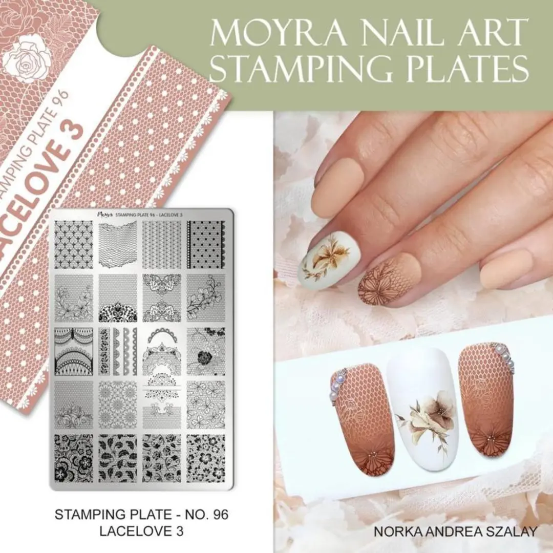 Moyra Stamping Plate Lace Love 3 - 96
