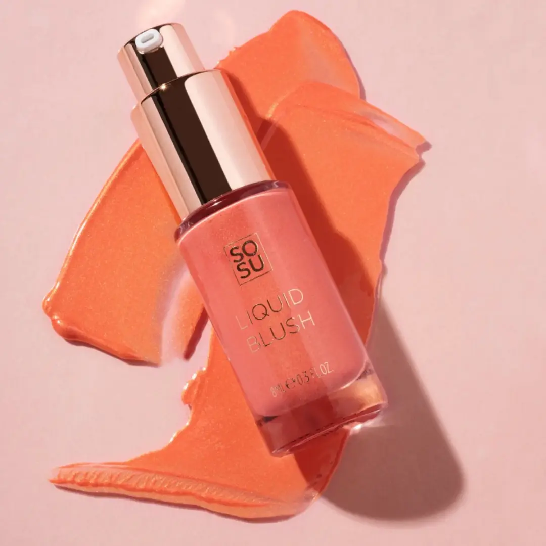 Sosu Liquid Blush Peach Glow 8ml - Vegan
