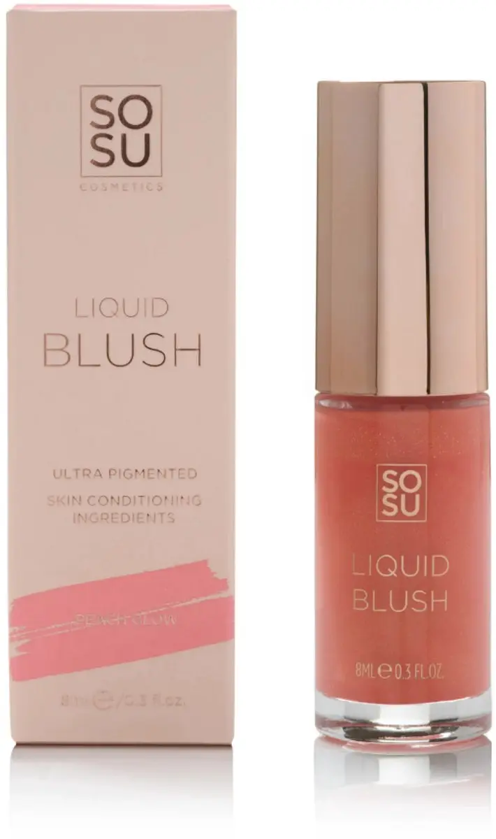 Sosu Liquid Blush Peach Glow 8ml - Vegan