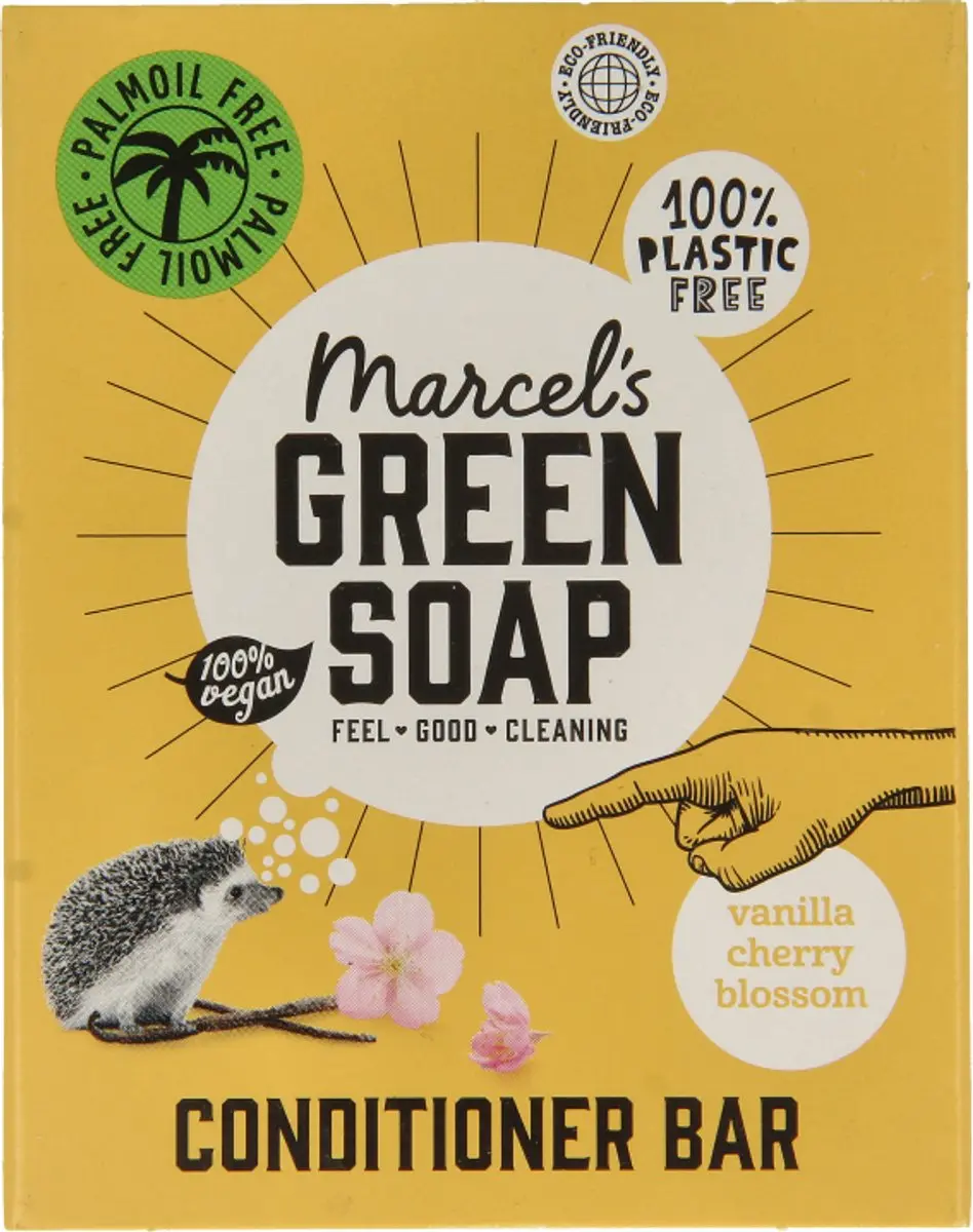 Marcel's Green Soap Conditioner Bar Vanilla & Cherry Blossom 60g