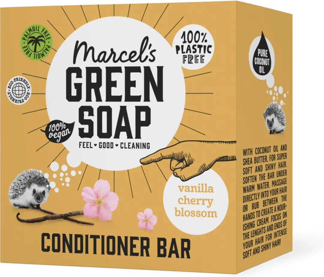 Marcel's Green Soap Conditioner Bar Vanilla & Cherry Blossom 60g