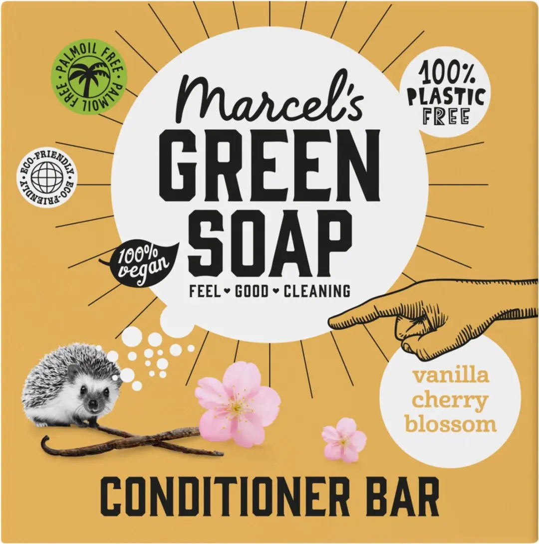 Marcel's Green Soap Conditioner Bar Vanilla & Cherry Blossom 60g