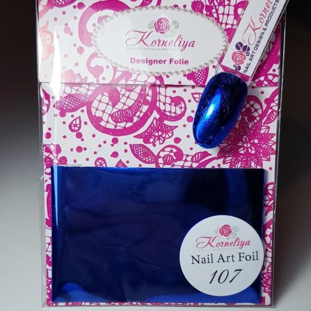 Korneliya Nailart Folie 107 Donkerblauw