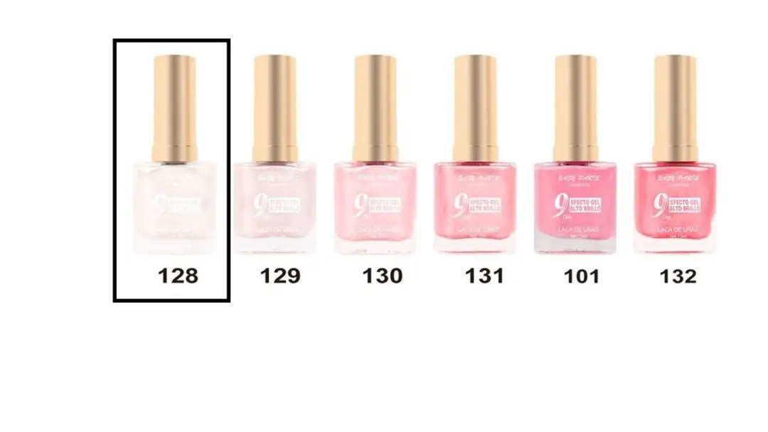 Easy Paris Nagellak Parelmoer Wit 13ml - Kleurcode 128