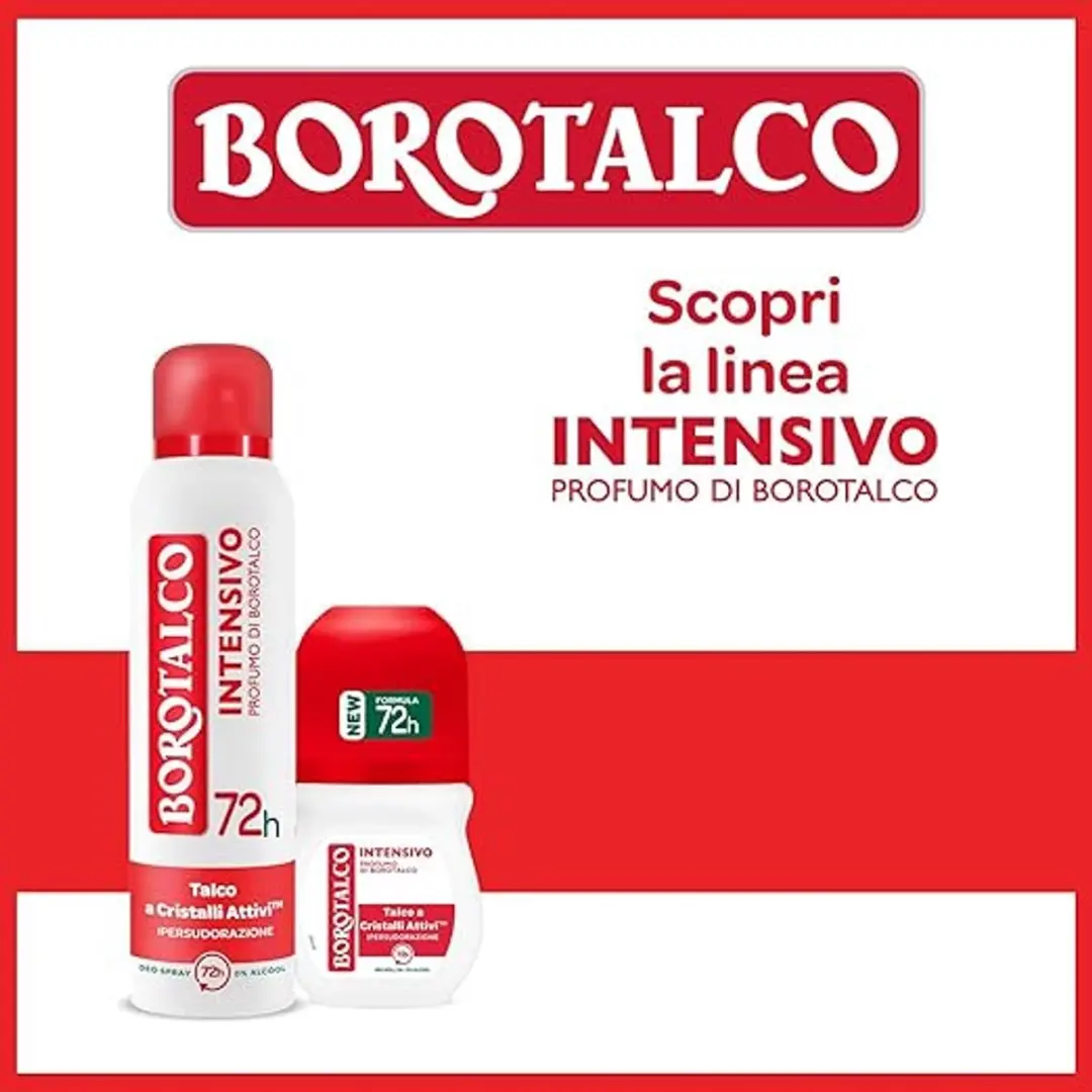 Borotalco Deo Spray Intensive 150ml - 4 Stuks