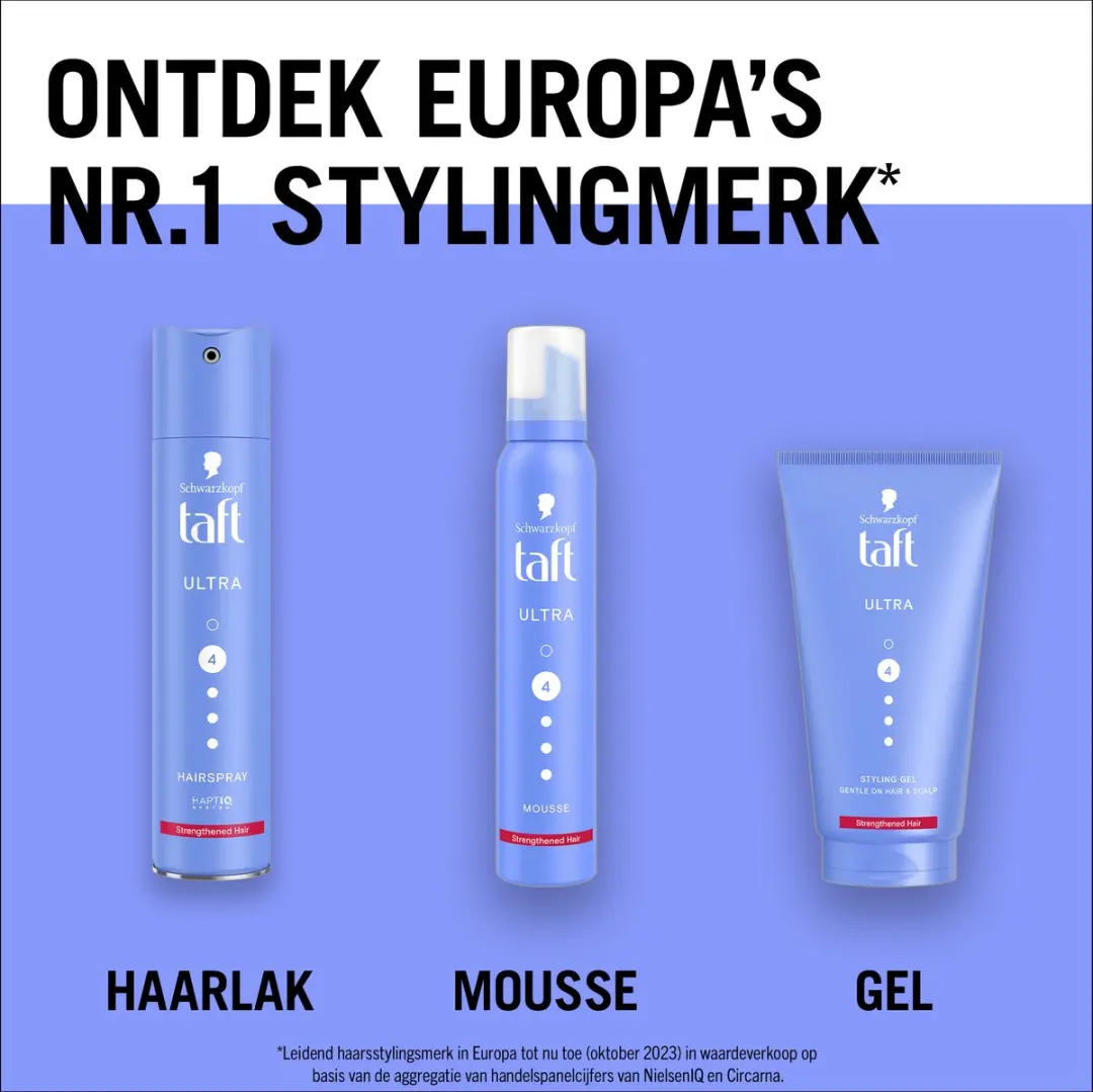 Taft Ultra Strong Haarspray 1500ml - 6x250ml