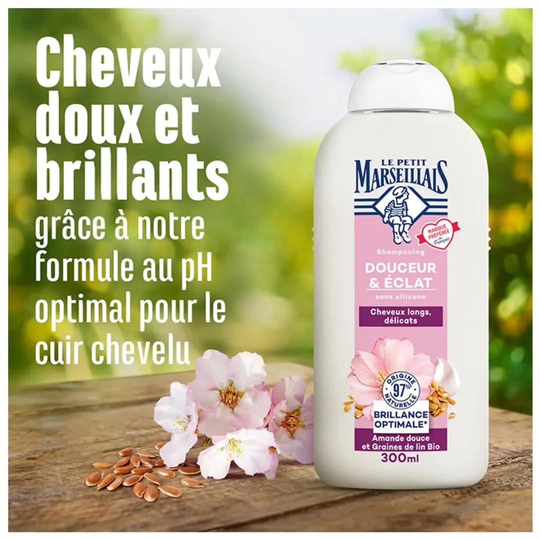 Le Petit Marseillais Zoete Amandel Lijnzaad Shampoo 300ml
