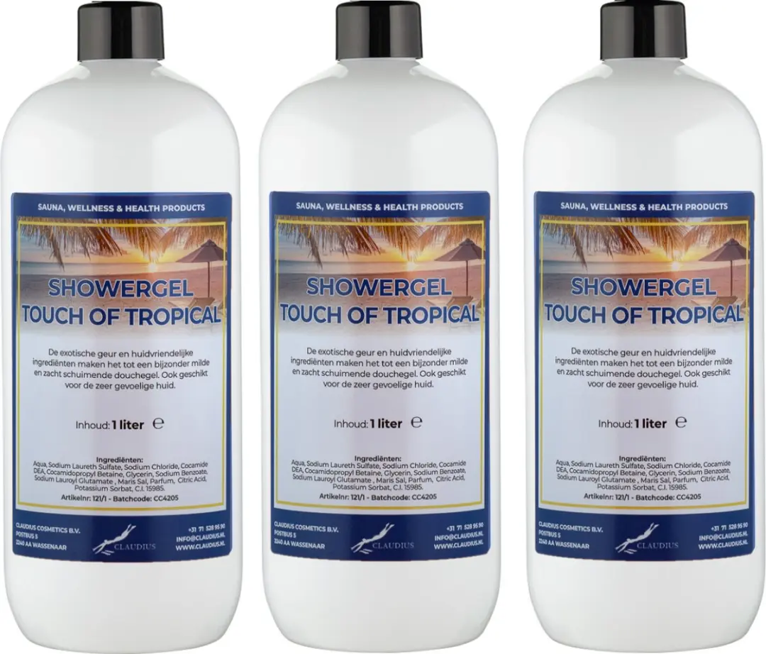 Splashbox Cosmetics Douchegel Touch of Tropical 1L
