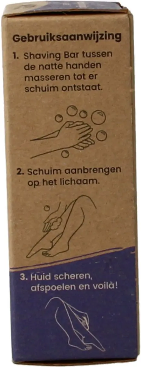 HappySoaps Happy Shaving Bar Lavendel 80g