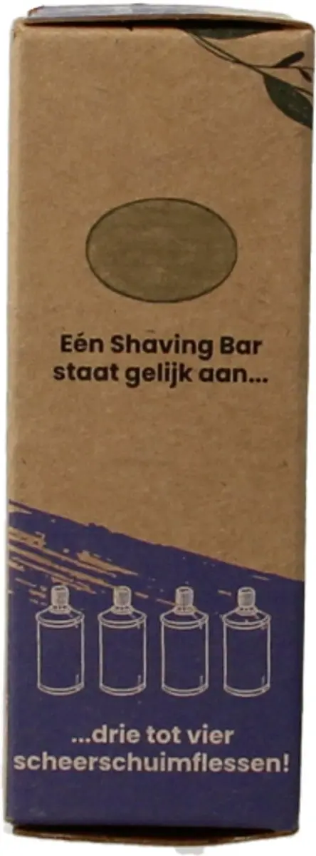 HappySoaps Happy Shaving Bar Lavendel 80g