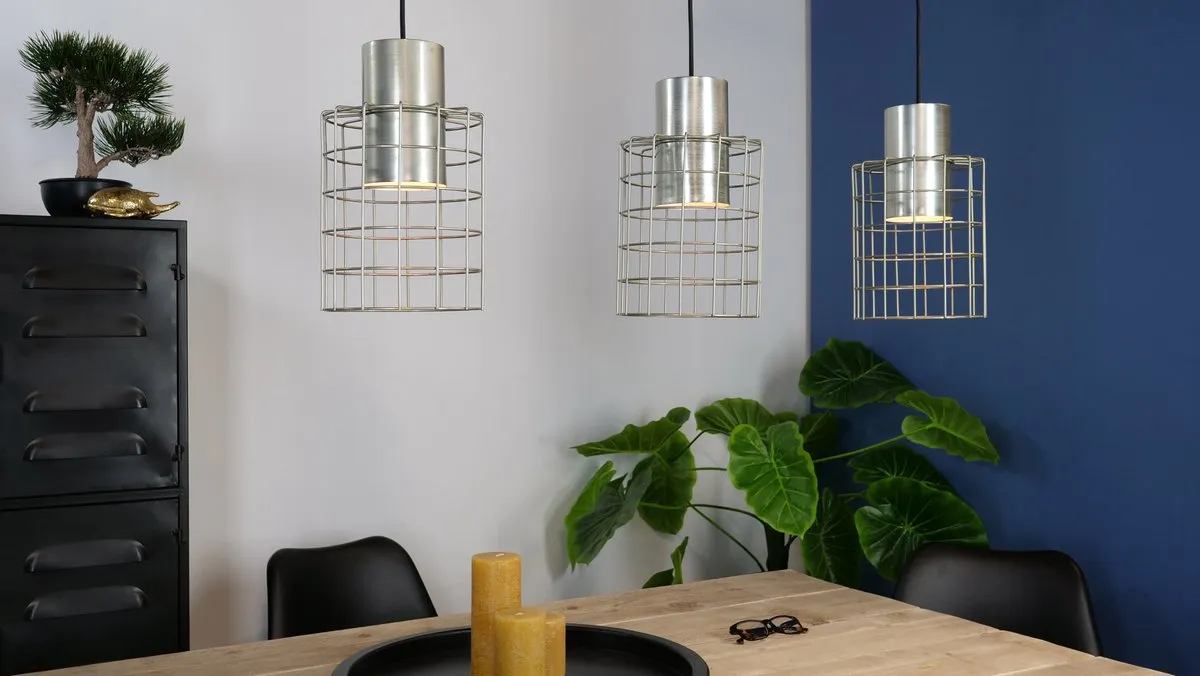 Eglo Milligan Hanglamp E27 - 103cm - Grijs