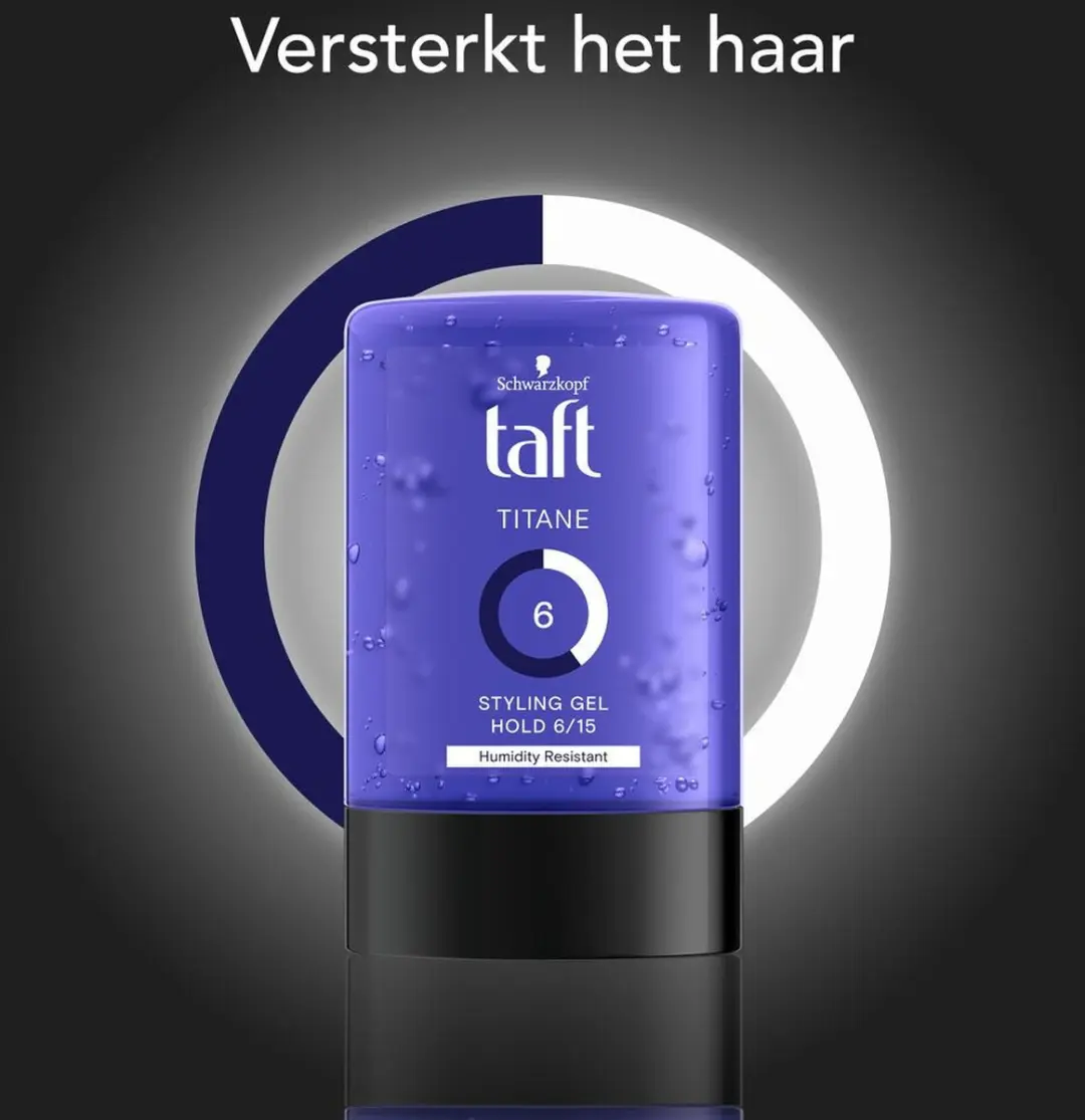 Taft Men Power Gel Titane Hold 300ml
