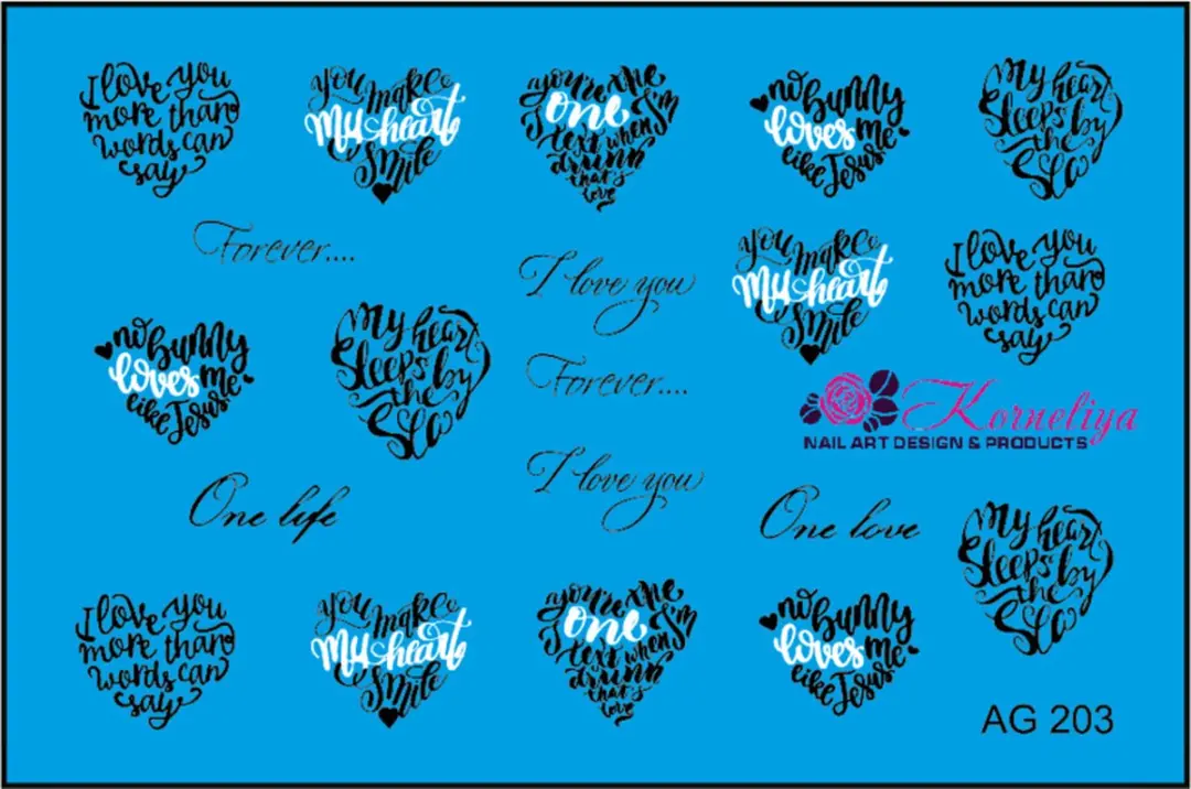 Korneliya Airbrush Waterdecal AG 203