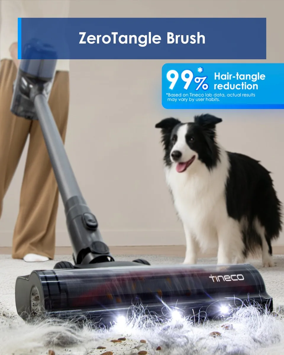 Tineco Pure One S30 Draadloze Stofzuiger - 65 Min - 150 Airwatts - Zwart/Blauw