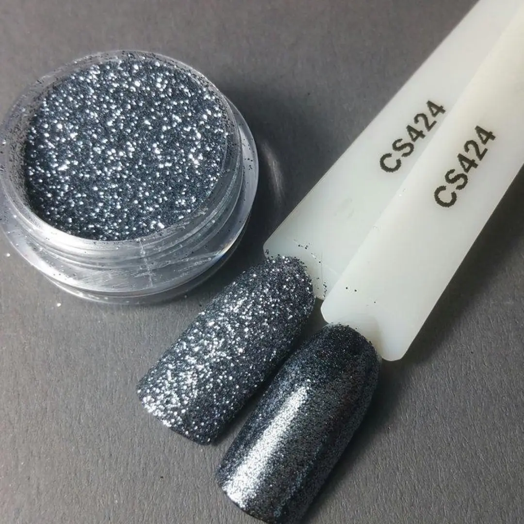 Korneliya Crystal Sugar Nagelglitter 424 Staal