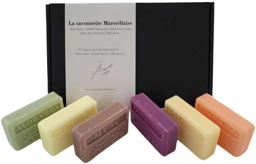 Savon de Marseille Zeepset 6x125g