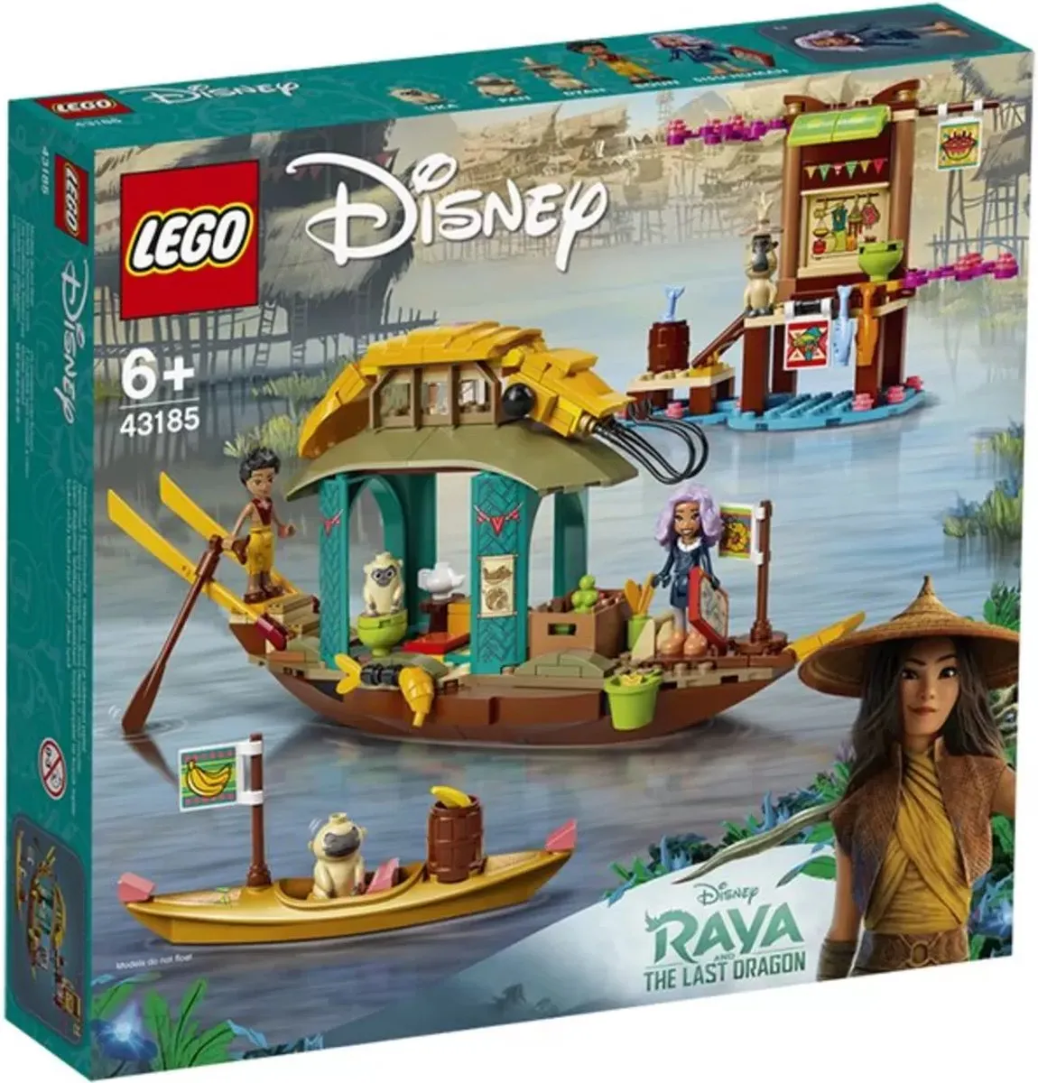 LEGO Disney Raya Boun's Boot 43185 - 166 Stukken - Multicolor
