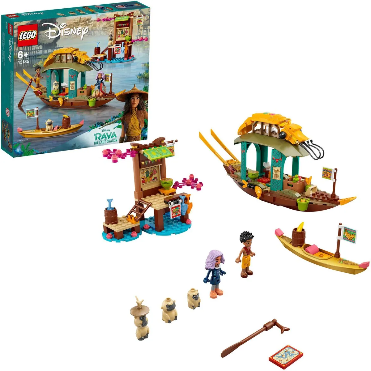 LEGO Disney Raya Boun's Boot 43185 - 166 Stukken - Multicolor