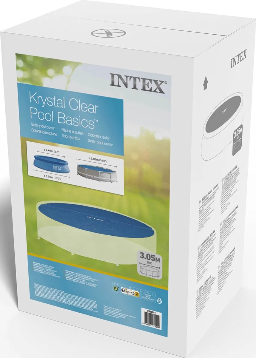 Intex Solar Zwembad Afdekzeil Ø305cm - Blauw - afbeelding 6 van 6