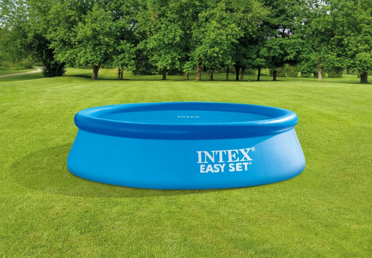 Intex Solar Zwembad Afdekzeil Ø305cm - Blauw