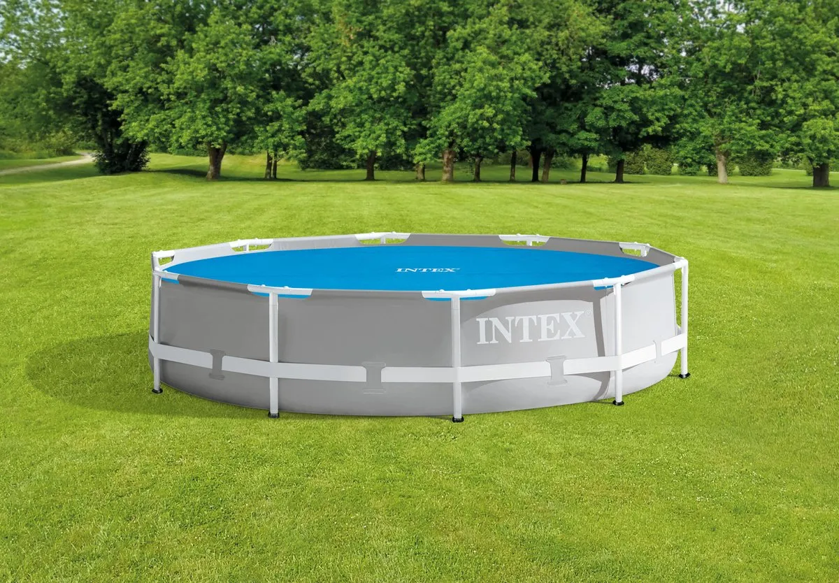 Intex Solar Zwembad Afdekzeil Ø305cm - Blauw