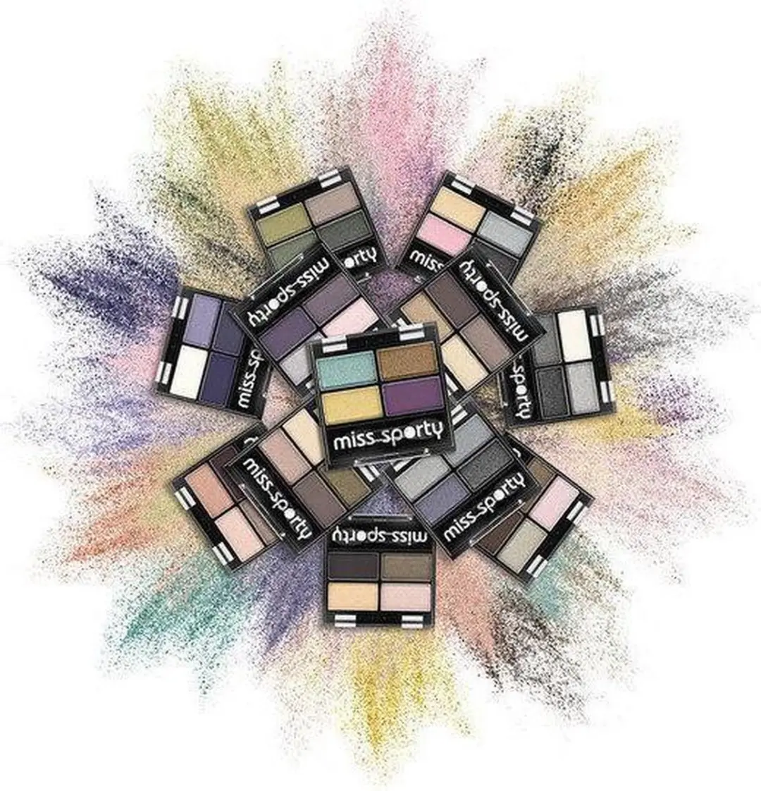 Miss Sporty Studio Color Quattro Oogschaduw Palette 402 Smoky Green - 4 Kleuren