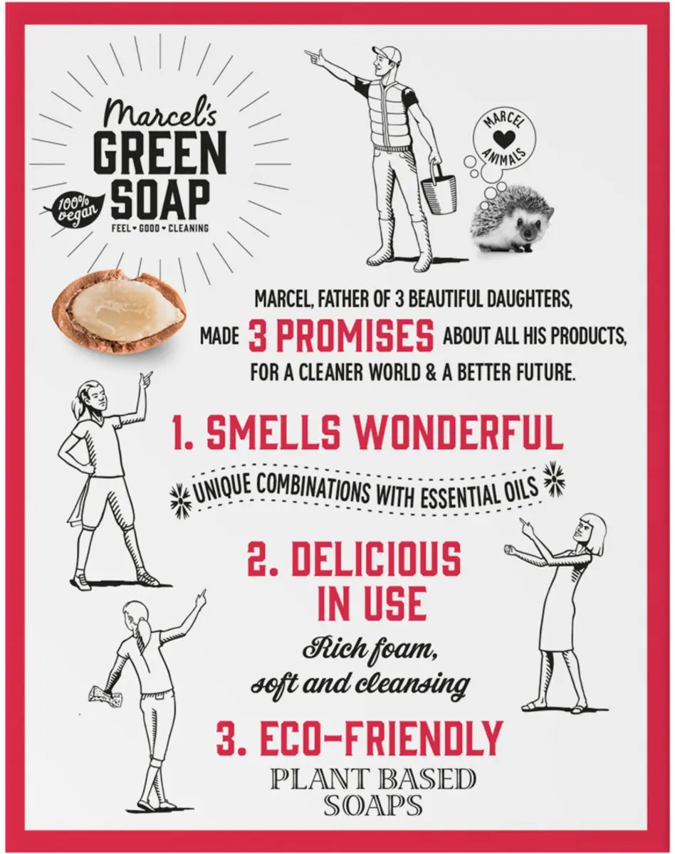 Marcel's Green Soap Shampoobar Argan & Oudh 90g