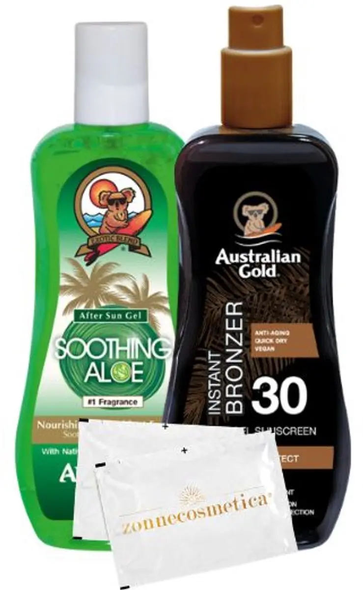 Australian Gold SPF 30 Spraygel met Bronzer 237ml