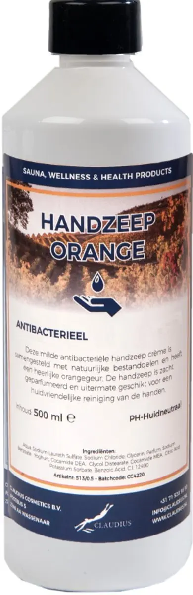 Splashbox Cosmetics Orange Handzeep 500ml