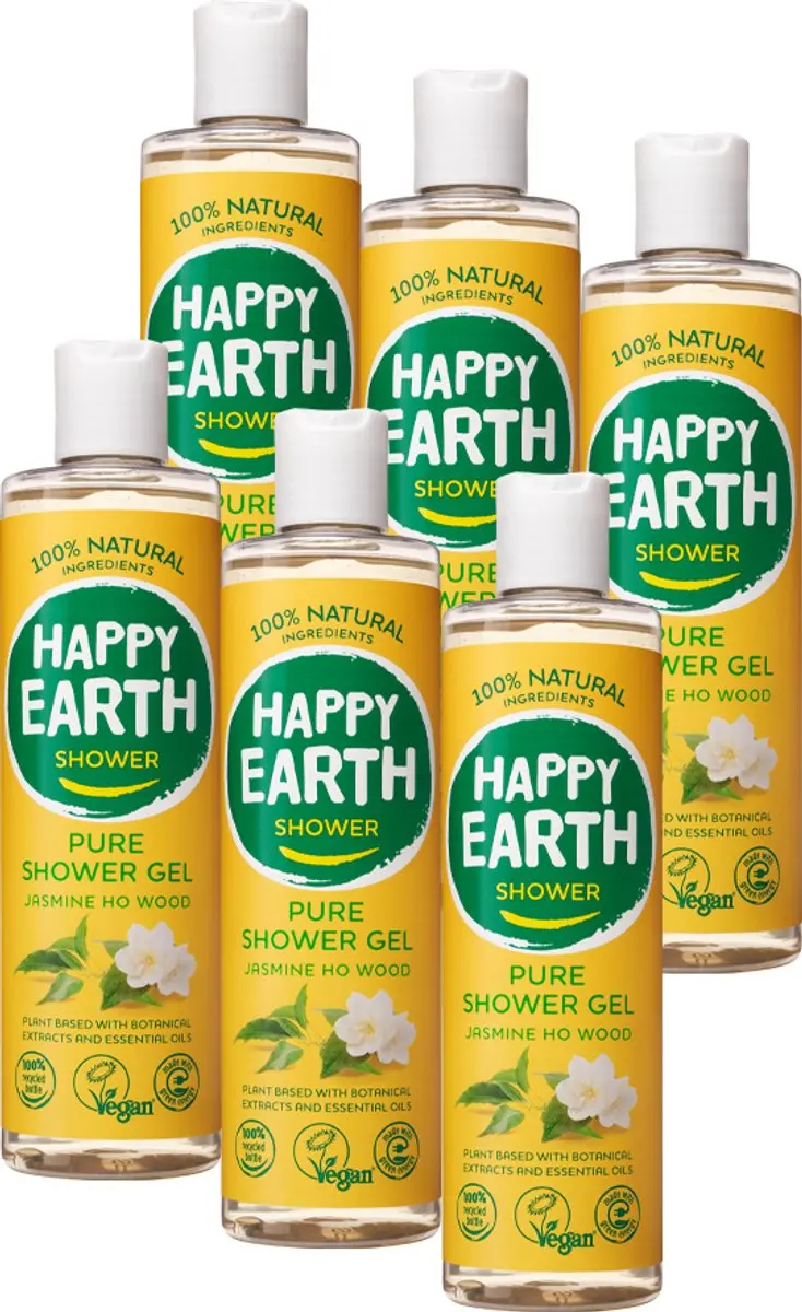 Happy Earth Douchegel Jasmine Ho Wood