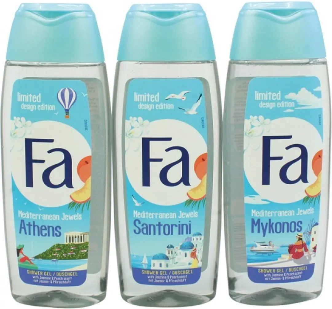 Fa Douchegel Mediterranean Jewels Santorini 250ml