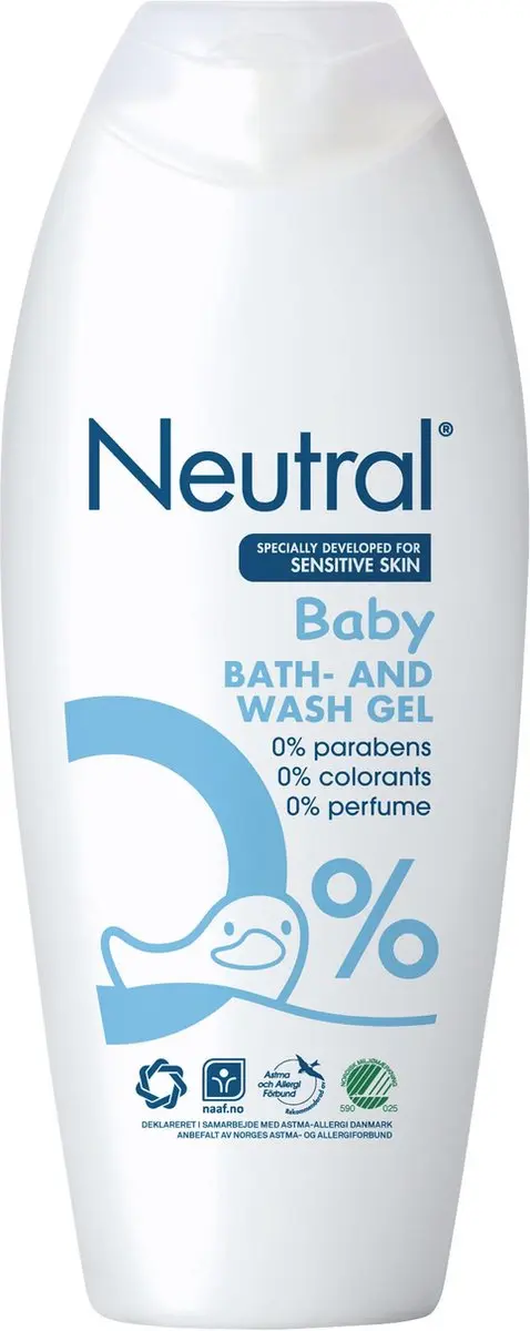 Neutral Parfumvrij Babywasgel 250ml
