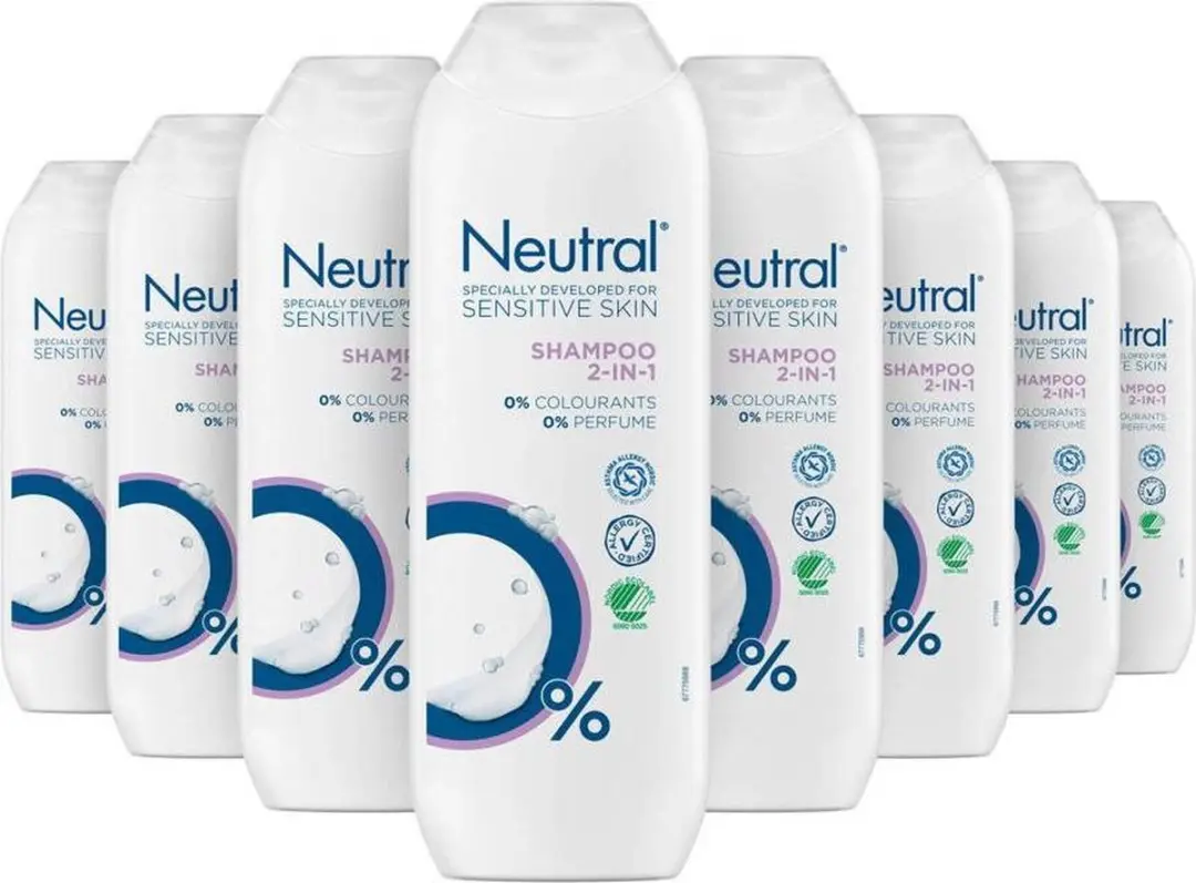 Neutral 2-in-1 Shampoo Parfumvrij - 8x250ml