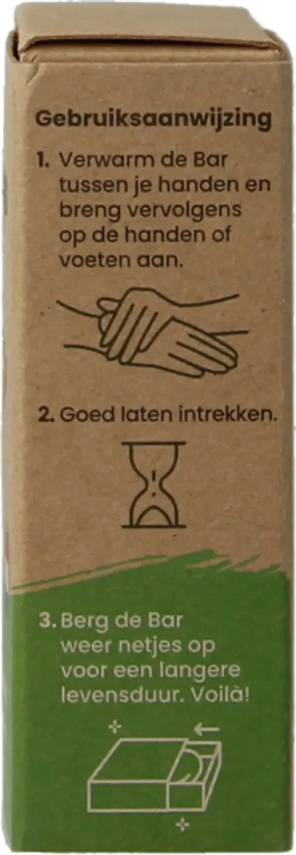 HappySoaps Aloë Vera Hand- en Voetcrème Bar 40g
