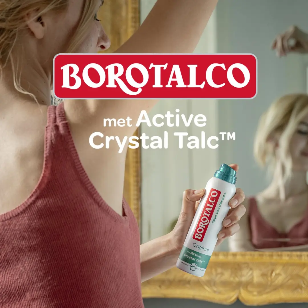 Borotalco Deodorant Spray Active Crystal Talc 150ml