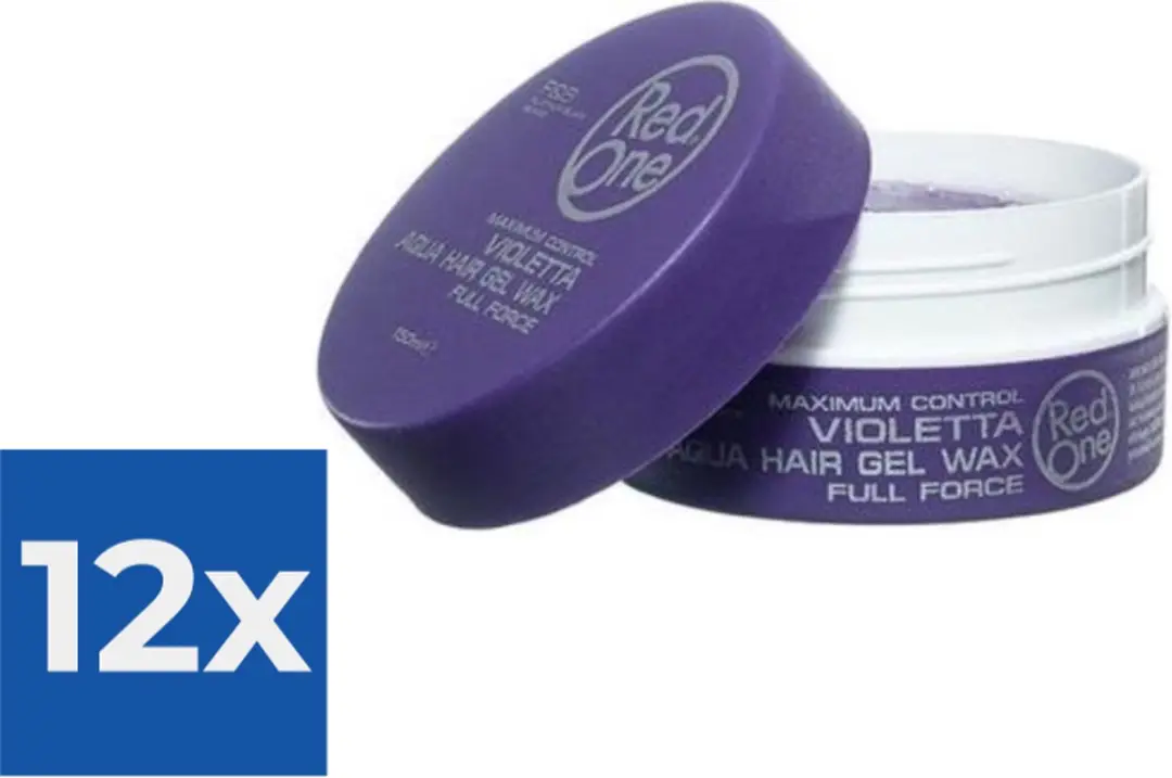 Red One Aqua Hair Gel Wax Quicksilver 150ml