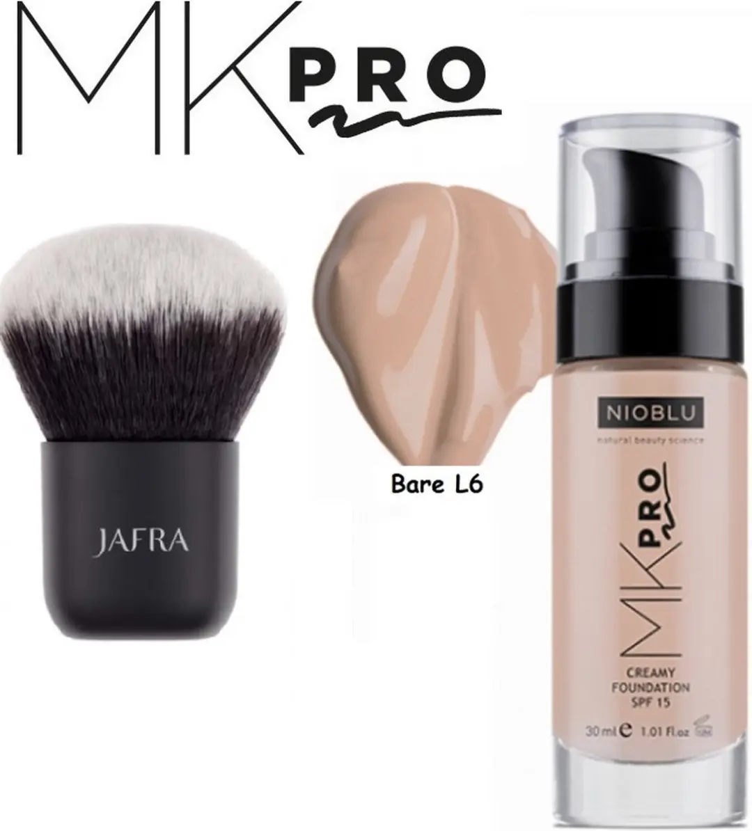 NIOBLU MKPro Foundation Bare L6 SPF15