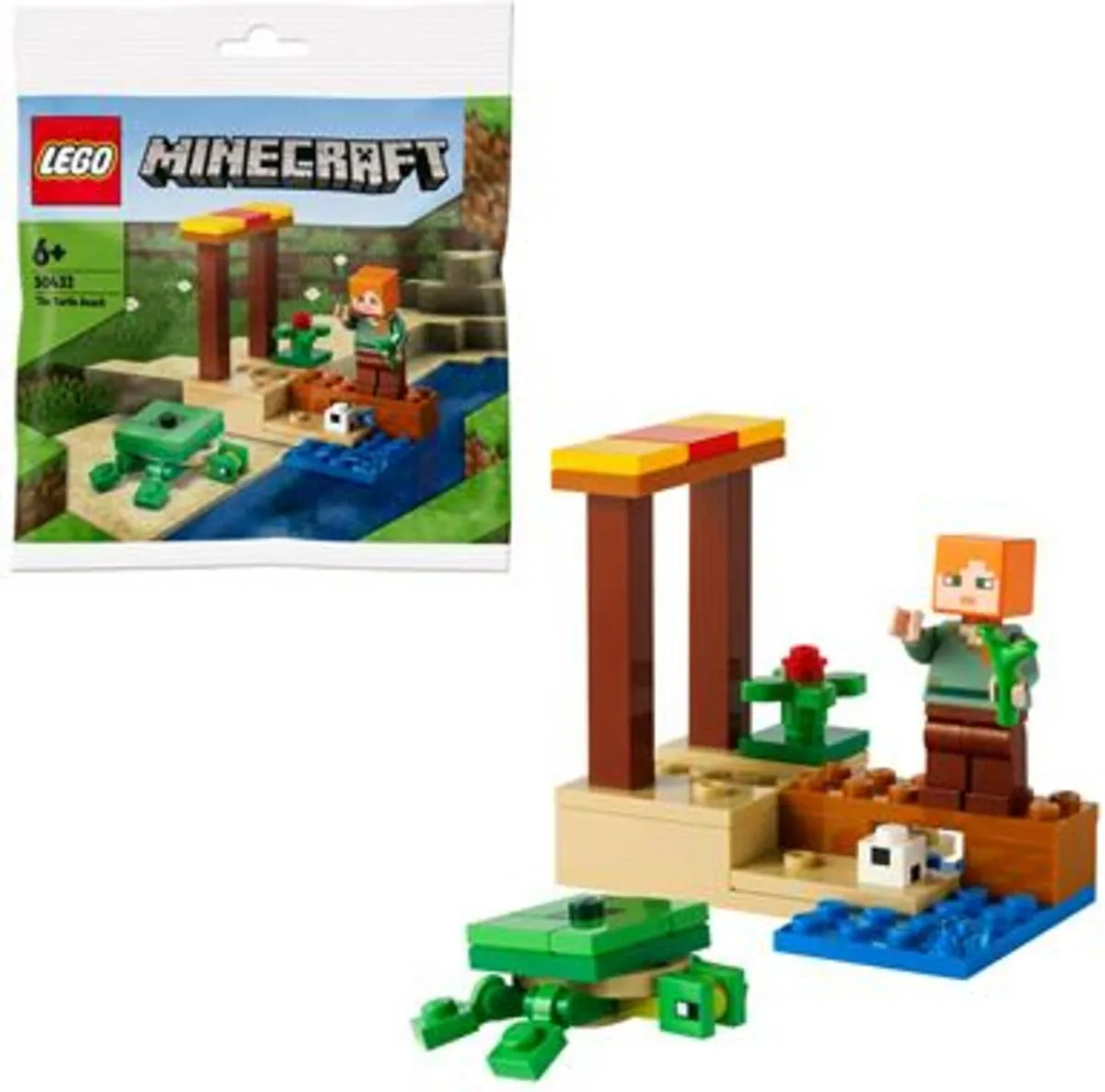 LEGO Minecraft Strand met Schildpad 30432