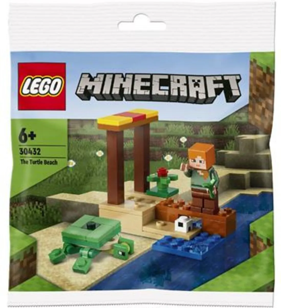 LEGO Minecraft Strand met Schildpad 30432 - 46 Stukken - afbeelding 4 van 4