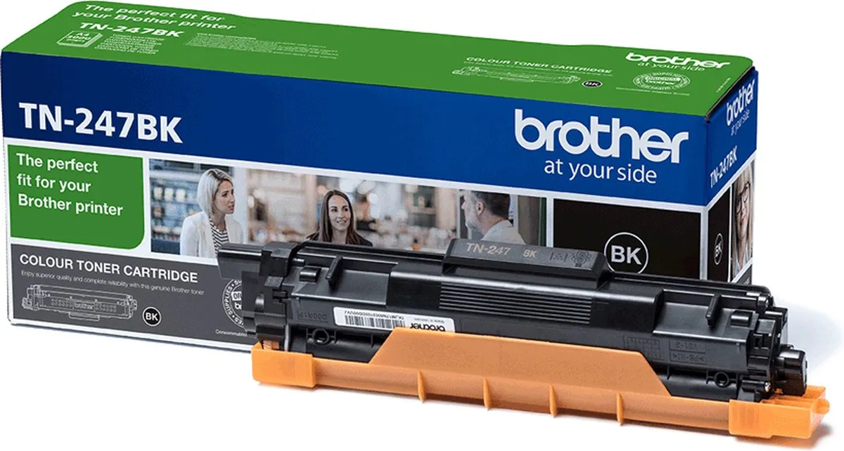 Brother TN-247BK Toner - Zwart - 4 Stuks