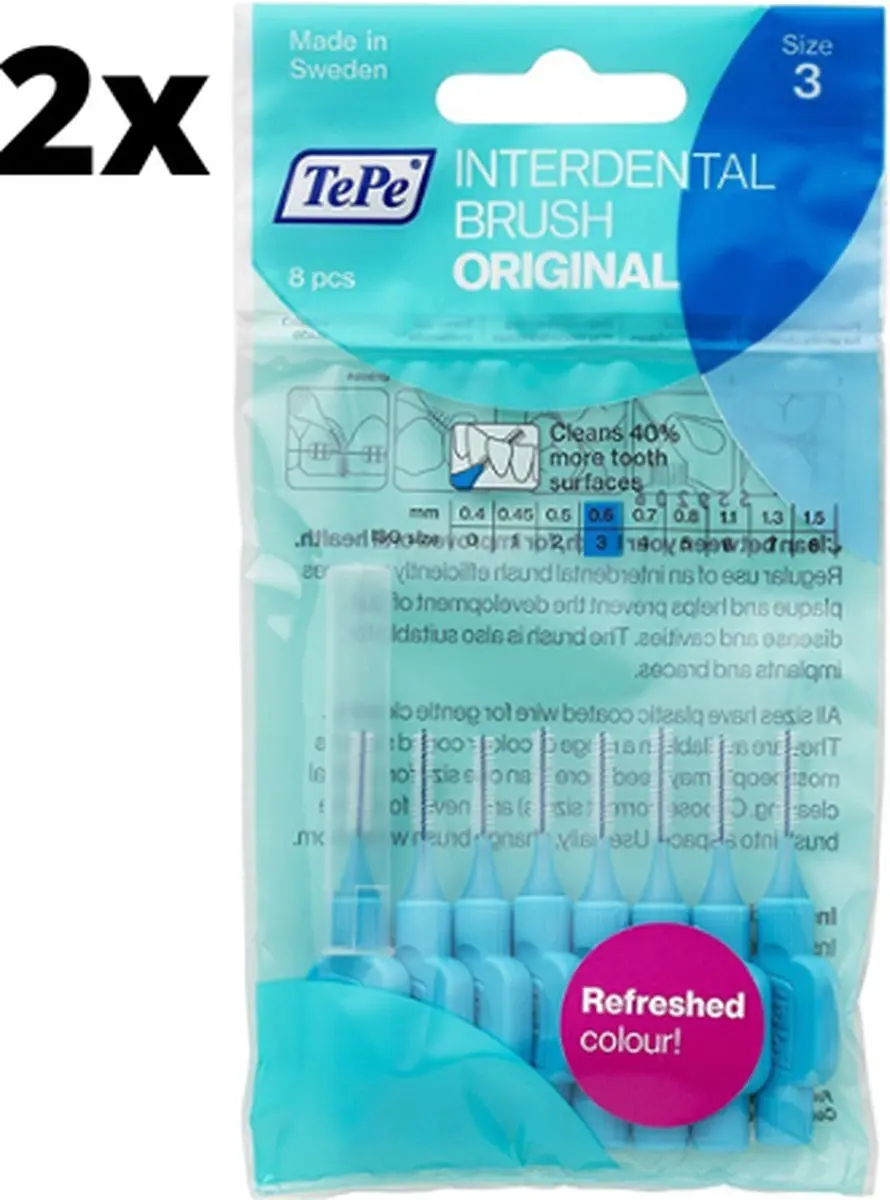 TePe Ragers Blauw 0,6mm