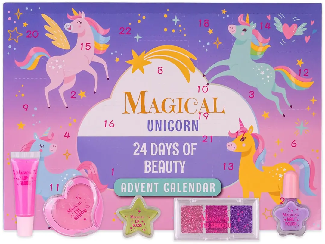 Accentra Beauty Meisjes Unicorn Make-up Adventskalender 2025