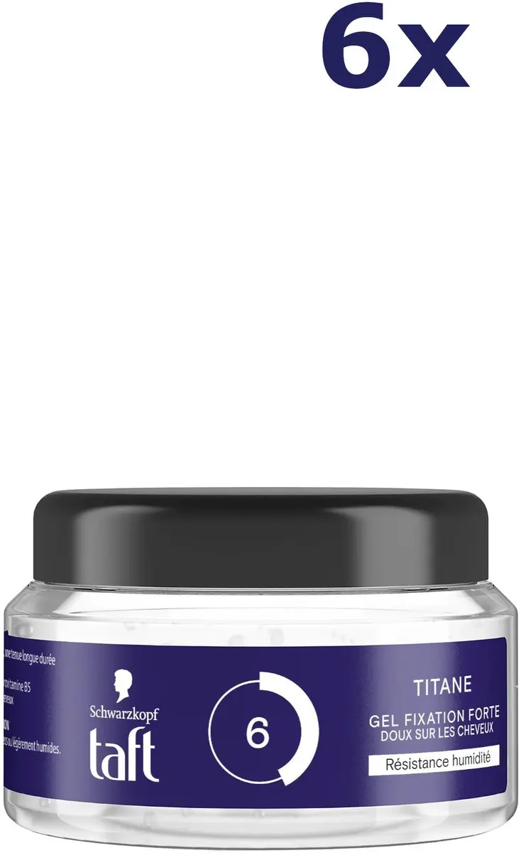 Taft Styling Gel 250ml Titane Hold