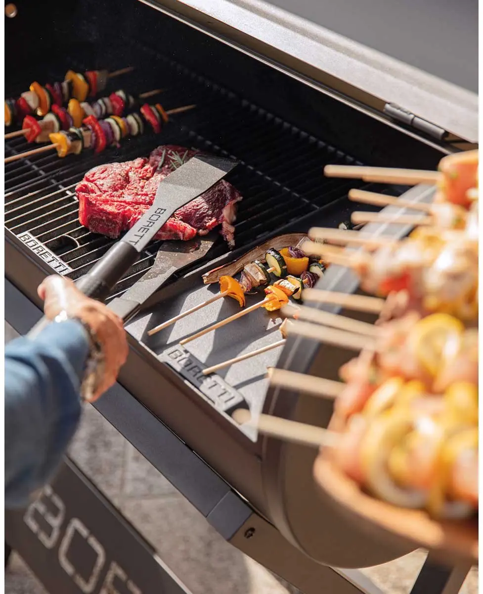 Boretti Barilo BBA26 Grillrooster - Gietijzer 40x29cm - Zwart